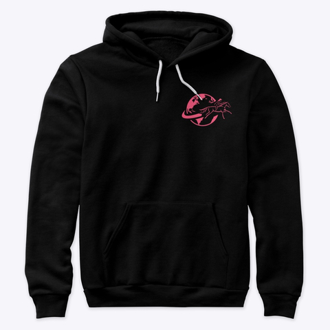 front of extremely comfortable hoodie for sale with Equestrian Adventuresses logo